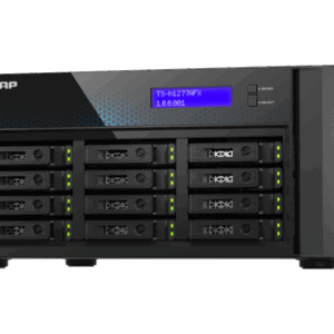 QNAP TS-H1277AFX-R7-32G servidor de almacenamiento NAS Torre AMD Ryzen™ 7 32 GB DDR5 0 TB QuTS hero Negro