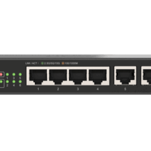 QNAP QSW-2104-2T-R2 switch No administrado 10G Ethernet (100/1000/10000) Escritorio Negro