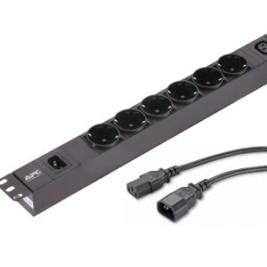 APC EPDU1010B-SCH unidad de distribución de energía (PDU) 7 salidas AC 1U Negro