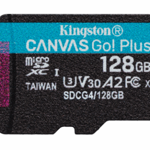 Kingston Technology 128GB microSDXC Canvas Go Plus Gen4 200R A2 U3 Paquete individual sin ADP