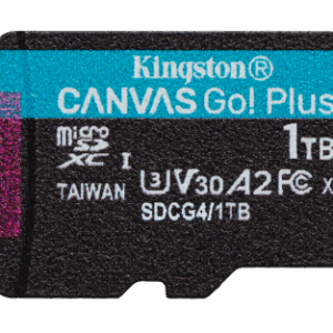 Kingston Technology 1 TB microSDXC Canvas Go Plus Gen4 200R A2 U3 Paquete individual sin ADP