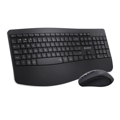 SUBBLIM Teclado con ratón COMBO DUAL OFFICE PROWAVE BLACK - Imagen 11