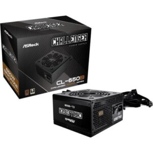 FUENTE ALIMENTACION ASROCK CL-650B,PSU,650W,80 PLUS BRONZE,120MM,ACTIVE PFC,PCI-E (6+2 pin)x4,SATA (5 pin)x4