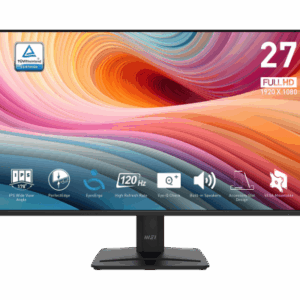 MSI MONITOR PRO MP275 E2. 27" FHD 1920X1080 IPS PLANO. 120HZ.ADAPTIVE-SYNC. NEGRO
