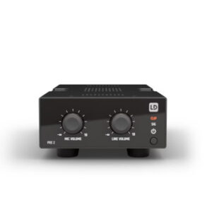 LD SYSTEMS INTEGRATION SERIE TICA (LDPRE2) TWO-CHANNEL MICROPHONE AND LINE MIXER WARRANTY 5 YEARS (PU8)