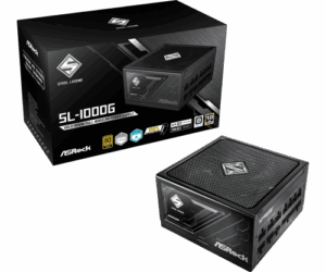 FUENTE ALIMENTACION ASROCK SL-1000G,PSU,1000W,80 PLUS GOLD,135MM,MODULAR,PCI-E 5.1 (12+4pin)x1,PCI-E (6+2 pin)x3,SATA (5 pin)x9