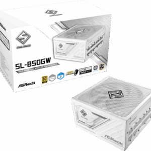 Asrock SL-850GW Steel Legend unidad de fuente de alimentación 850 W 20+4 pin ATX ATX Blanco