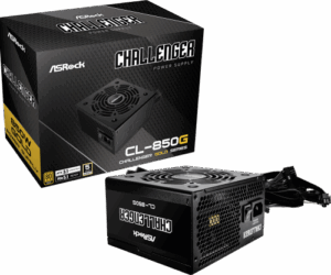 Asrock Challenger CL-850G unidad de fuente de alimentación 850 W 20+4 pin ATX ATX Negro