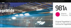 HP Cartucho original PageWide 981A magenta
