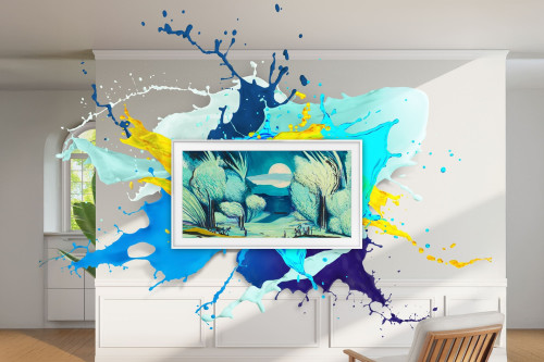 SAMSUNG SMARTV THE FRAME QLED 4K TV 43", TQ43LS03BGUXXC, 120HZ, DOLBY ATMOS, 40W, BIXBY, ALEXA, GOOGLE ASSISTAND, 3500 PQI, 4 x HDMI, 2 x USB, CONTROL REMOTO SOLAR, BLANCO - Imagen 3