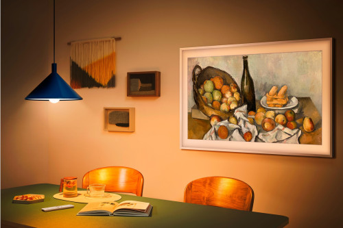 SAMSUNG SMARTV THE FRAME QLED 4K TV 43", TQ43LS03BGUXXC, 120HZ, DOLBY ATMOS, 40W, BIXBY, ALEXA, GOOGLE ASSISTAND, 3500 PQI, 4 x HDMI, 2 x USB, CONTROL REMOTO SOLAR, BLANCO - Imagen 5