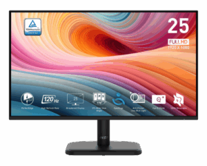 MSI MONITOR PRO MP251L E2. 24.5" PLANO. IPS. 1920x1080. 120Hz. NEGRO.