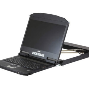 ATEN CL3800NW consola de rack 47 cm (18.5") 1920 x 1080 Pixeles Metal, Plástico Negro 1U