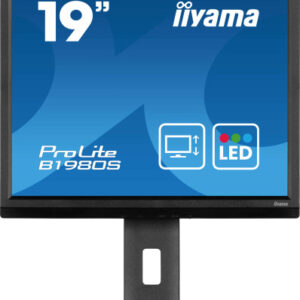 iiyama ProLite B1980S-B1 pantalla para PC 48,3 cm (19") 1280 x 1024 Pixeles VGA LED Negro