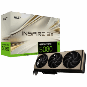 MSI GEFORCE RTX 5080 16G INSPIRE 3X OC tarjeta gráfica NVIDIA 16 GB GDDR7