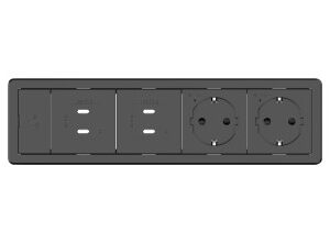 KRAMER CONNECT - ROOM CONNECTIVITY BASELINE, BLACK IN-TABLE