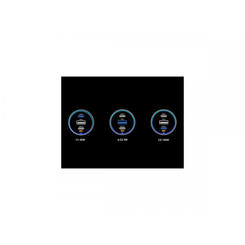 Ugreen 130W 3-Port Fast Car Char gray Auriculares, Ordenador portátil, Teléfono móvil, Portátil, Batería portátil, Teléfono Gris Encendedor de cigarrillos Auto - Imagen 4