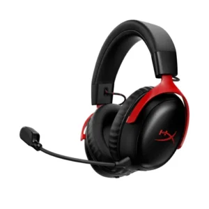HyperX Auriculares inalámbricos Cloud III S: auriculares gaming (color negro-rojo)