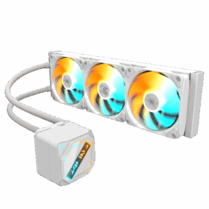 GIGABYTE GAMING 360 ICE Refrigeración Líquida para CPU - 3x120 mm Ventiladores ARGB, Mecanismo de enclavamiento deslizante, DAISY-CHAIN, Compatible con Intel LGA 1851 y AMD AM5