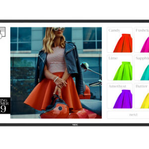 NEC MultiSync ME431 IR-2 Diseño de quiosco 109,2 cm (43") LED 400 cd / m² Negro Pantalla táctil Procesador incorporado 18/7