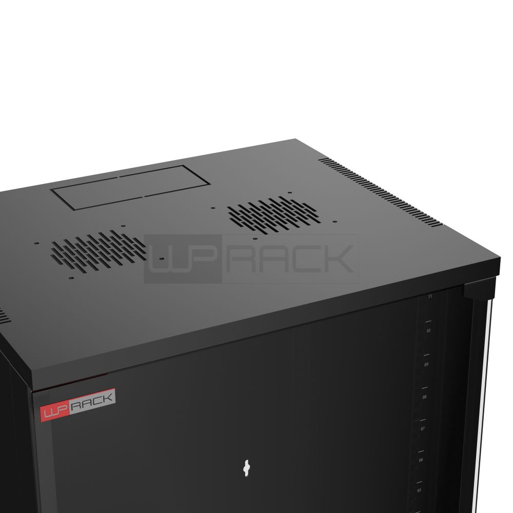 WP WPN-RWA-12604-B armario rack 12U Bastidor de pared Negro - Imagen 7