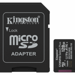 Kingston Technology 128GB microSDXC Canvas Select Plus Gen3 150MB/s A1 (Incluye adaptador de SD)