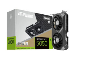 VGA ZOTAC RTX 5050 TWING EDGE OC 8GB,NV,RTX5050,8GB,GDDR6,128BIT,1HDMI+3DP,2 VENTILADORES (ZT-B50500H-10M)