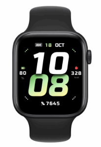 Huawei Watch 5 4,7 cm (1.85") AMOLED 45.6 mm Digital 450 x 390 Pixeles Pantalla táctil Negro GPS (satélite)