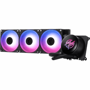 SISTEMA DE REFRIGERACION LIQUIDA MSI PARA CPU MPG CORELIQUID P13 360,LGA 1700/1851,AM5/AM4,360MM,ALUMINUM,3 VENTILADORES,ARGB GEN2,20DBA,CYCLOBLADE 9