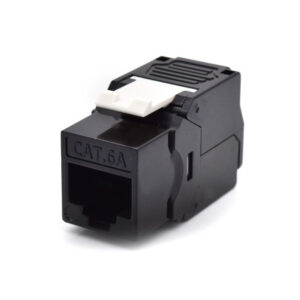 WP WPC-KEY-6AUP-TL/BL conector RJ45 Negro, Blanco