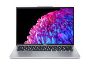 Acer Swift SFG14-73-720G Intel Core Ultra 7 155H Portátil 35,6 cm (14") 2.8K 16 GB LPDDR5x-SDRAM 512 GB SSD Wi-Fi 6 (802.11ax) Windows 11 Home Plata