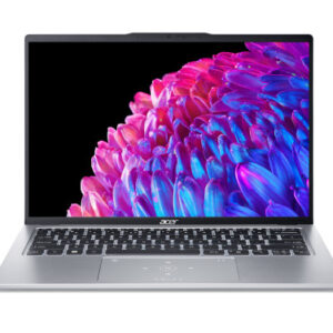 Acer Swift SFG14-73-720G Intel Core Ultra 7 155H Portátil 35,6 cm (14") 2.8K 16 GB LPDDR5x-SDRAM 512 GB SSD Wi-Fi 6 (802.11ax) Windows 11 Home Plata