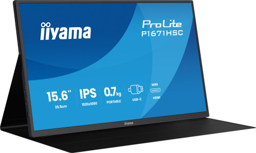 MONITOR IIYAMA IPS, PORTABLE, 2X C (VIDEO), 1XMHDMI