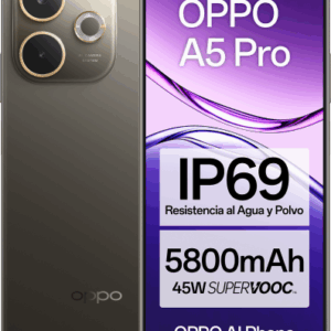 A5 PRO 8+256 BLACK + FUNDA