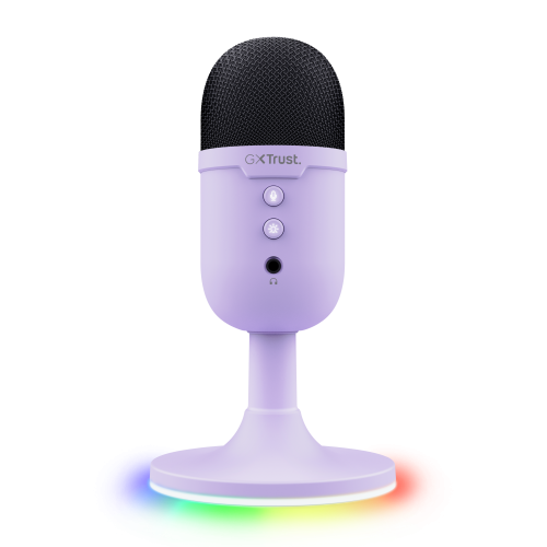 Trust GXT 234P Yunix Púrpura Micrófono de superficie para mesa - Imagen 4