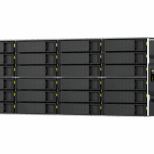 QNAP TS-h2477AXU-RP Servidor de almacenamiento Bastidor (4U) AMD Ryzen™ 7 7745 32 GB DDR5 0 TB QNAP QTS Negro, Gris