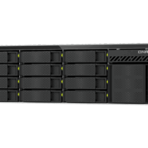 QNAP TS-H1655XEU-RP Servidor de almacenamiento Bastidor (3U) Intel Atom® C5125 8 GB DDR4 0 TB QuTS hero Negro, Gris