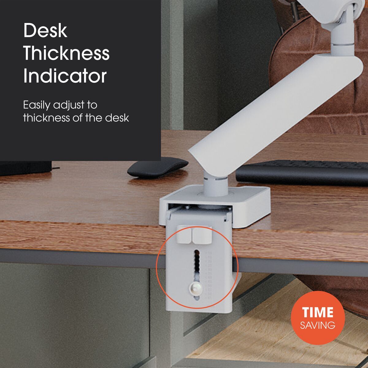 VOGELS SOPORTE (MOMO4127S) MONITOR ARM MOTION PLUS WHITE - Imagen 5