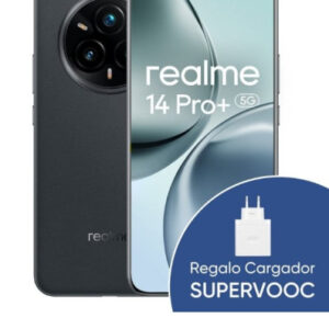 REALME 14 PRO+ 5G 512GB 12GB SUEDE GREY INT NFC + SUPERVOOC 120W POWER ADAPTER WHITE