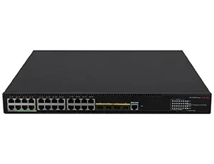 H3C S5570S-28S-HPWR-EI-A L3 ETHERNET SWITCH WITH 24*10/100/1000BASE-T PORTS AND 4*1G/10G BASE-X SFP PLUS PORTS, WITHOUT POWER SUPPLIES, POE+