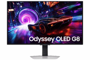 Samsung S32FG816SU pantalla para PC 81,3 cm (32") 3840 x 2160 Pixeles 4K Ultra HD OLED Plata