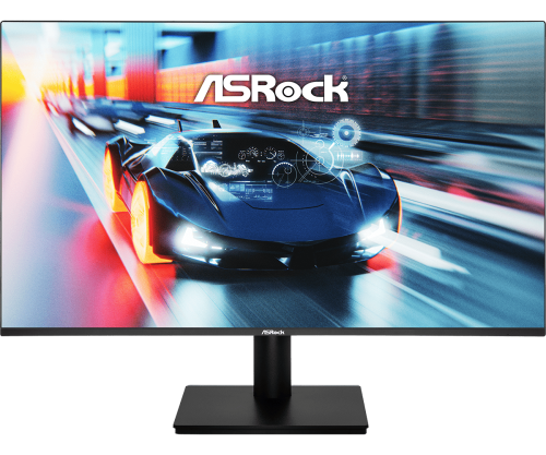 MONITOR ASROCK CL27FFA,27",IPS (FHD),1920X1080,120HZ,1500:1,1MS,1HDMI+1VGA,PLANO,NEGRO - Imagen 2