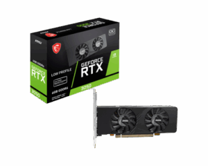 MSI GEFORCE RTX 3050 LP E 6G OC tarjeta gráfica NVIDIA 6 GB GDDR6