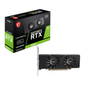 MSI GEFORCE RTX 3050 LP E 6G OC tarjeta gráfica NVIDIA 6 GB GDDR6