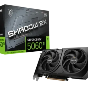VGA MSI RTX 5060 TI 8G SHADOW 2X OC PLUS,NV,RTX5060TI,8GB,GDDR7,128BIT,1HDMI+3DP