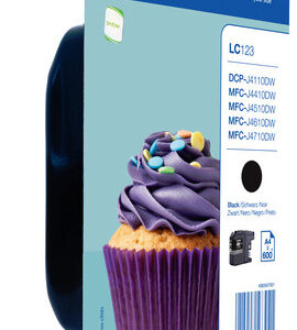 BROTHER TINTA LC123BKBP MFC-J4410DW/MFC-J4510DW,MFCJ4710DW/