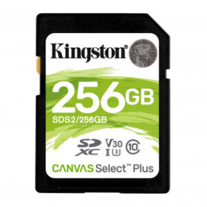 Kingston Technology Canvas Select Plus memoria flash 256 GB SDXC Clase 10 UHS-I