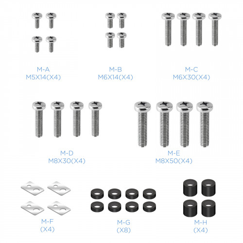 TooQ SOPORTE GIRATORIO E INCLINABLE PARA MONITOR / TV LCD, PLASMA DE 37-70, NEGRO - Imagen 10