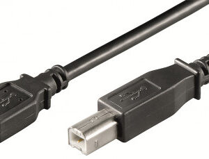 Ewent EW-UAB-030 cable USB 3 m 2.0 USB A USB B Negro