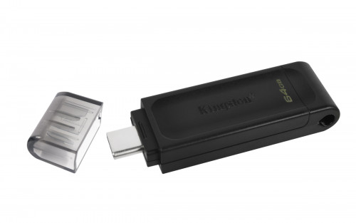 Kingston Technology DataTraveler 70 unidad flash USB 64 GB USB Tipo C 3.2 Gen 1 (3.1 Gen 1) Negro - Imagen 5